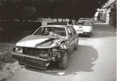 Řešení vraku vozidla - ul. J. Jabůrkové 90 léta
