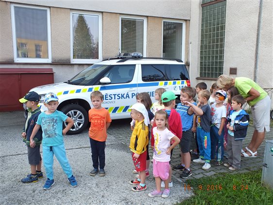Městská policie Otrokovice v Mateřské školce na ul. Hlavní