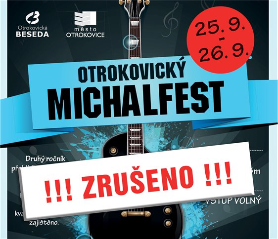 Plakát Michalfest - zrušeno